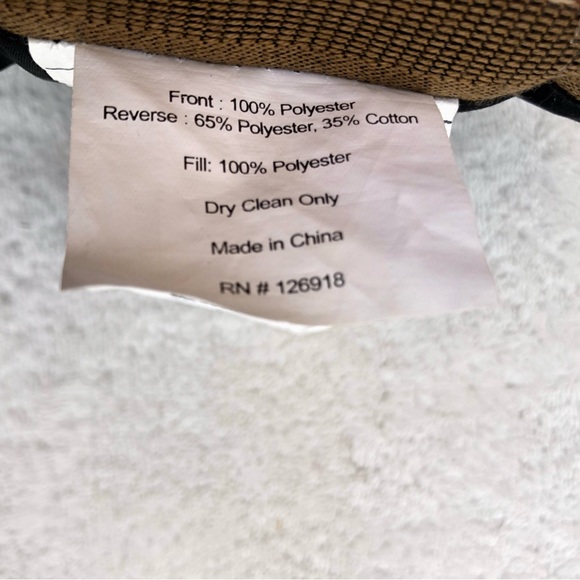 Jeffrey Fabrics Ruched Black Pillow Damask - Picture 10 of 10